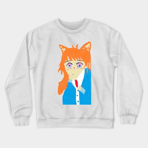 i used paint to color it in Crewneck Sweatshirt by koapeach101
